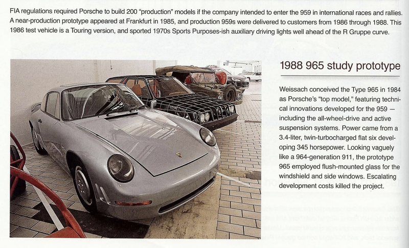 Illustration for article titled Porsche 969/965 Story, Prototypes and Styling Exercises